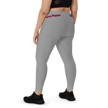Load image into Gallery viewer, Gray & Red Leggings