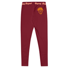 Load image into Gallery viewer, Legend Legacy Burgundy & Orange Leggings