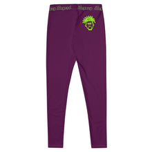 Load image into Gallery viewer, Purple & Green Leggings