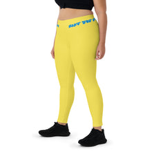 Load image into Gallery viewer, Closed Mouth's Don't Get Fed!!! Yellow Leggings