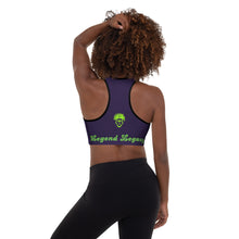 Load image into Gallery viewer, Purple & Green Padded Sports Bra
