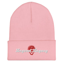 Load image into Gallery viewer, Legend Legacy Red & White Cuffed Beanie