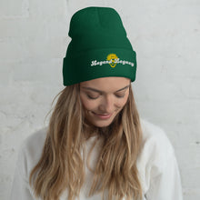 Load image into Gallery viewer, Legend Legacy Yellow & White Cuffed Beanie
