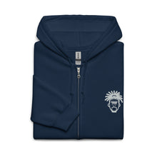 Load image into Gallery viewer, Unisex Gray zip hoodie