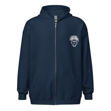 Load image into Gallery viewer, Unisex Gray zip hoodie
