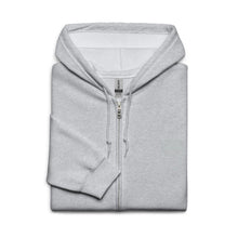Load image into Gallery viewer, Unisex Gray zip hoodie