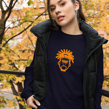 Load image into Gallery viewer, Legend Legacy Burgundy & Orange Long Sleeve Tee