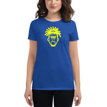 Load image into Gallery viewer, Legend Legacy Royal Blue & Yellow Women's short sleeve t-shirt