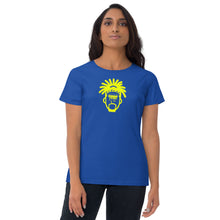 Load image into Gallery viewer, Legend Legacy Royal Blue & Yellow Women's short sleeve t-shirt