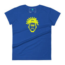 Load image into Gallery viewer, Legend Legacy Royal Blue & Yellow Women's short sleeve t-shirt