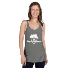 Load image into Gallery viewer, Women's White Racerback Tank