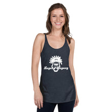 Load image into Gallery viewer, Women's White Racerback Tank