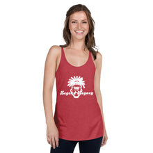 Load image into Gallery viewer, Women's White Racerback Tank