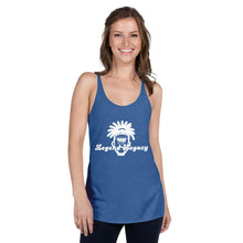 Load image into Gallery viewer, Women's White Racerback Tank