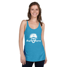Load image into Gallery viewer, Women's White Racerback Tank