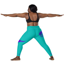 Load image into Gallery viewer, Charlotte NC Edition Crossover leggings with pockets