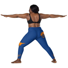 Load image into Gallery viewer, Blue & Orange Legend Legacy Leggings with pockets