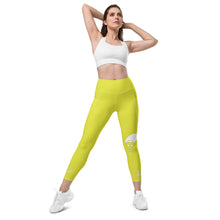Load image into Gallery viewer, Starship & White Leggings with pockets