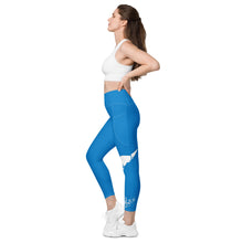 Load image into Gallery viewer, Light Blue Onsite Legend Legacy Leggings with pockets