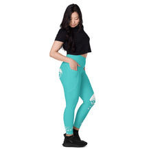 Load image into Gallery viewer, Onsite Legend Legacy Sea Green Leggings with pockets