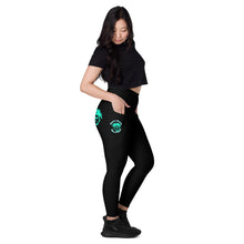 Load image into Gallery viewer, Legend Legacy Sea Green Leggings with pockets
