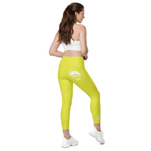 Load image into Gallery viewer, Starship & White Leggings with pockets
