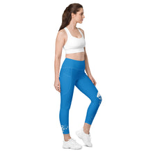 Load image into Gallery viewer, Light Blue Onsite Legend Legacy Leggings with pockets