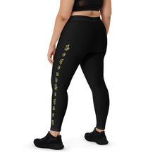 Load image into Gallery viewer, Black &amp; Yellow Leggings
