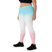 Load image into Gallery viewer, Legend Legacy Pink White &amp; Blue Leggings
