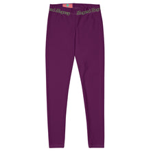 Load image into Gallery viewer, Purple &amp; Green Leggings
