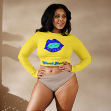 Load image into Gallery viewer, Closed Mouth's Don't Get Fed!!! long-sleeve crop top
