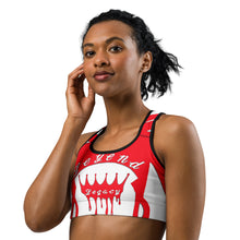Load image into Gallery viewer, Legend Legacy Red Logo Sports bra
