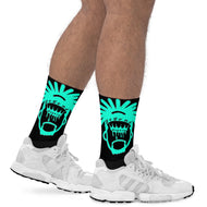 Legend Legacy Black & Seamist Green Socks