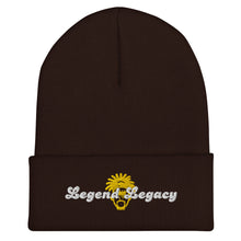 Load image into Gallery viewer, Legend Legacy Yellow &amp; White Cuffed Beanie
