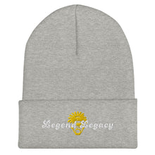 Load image into Gallery viewer, Legend Legacy Yellow &amp; White Cuffed Beanie
