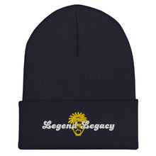 Load image into Gallery viewer, Legend Legacy Yellow &amp; White Cuffed Beanie
