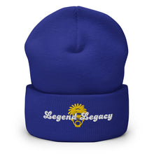 Load image into Gallery viewer, Legend Legacy Yellow &amp; White Cuffed Beanie
