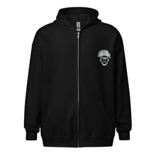 Load image into Gallery viewer, Unisex Gray zip hoodie
