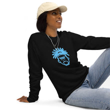 Load image into Gallery viewer, Legend Legacy Women's Baby Blue Organic Raglan Sweatshirt
