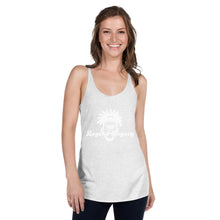 Load image into Gallery viewer, Women's White Racerback Tank
