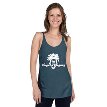 Load image into Gallery viewer, Women's White Racerback Tank
