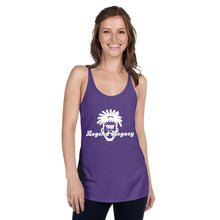 Load image into Gallery viewer, Women's White Racerback Tank
