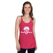 Load image into Gallery viewer, Women's White Racerback Tank
