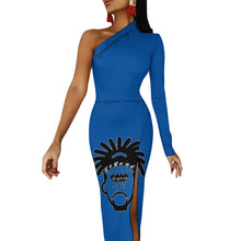 Load image into Gallery viewer, Legend Legacy Half Sleeve Slit Dress
