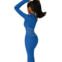 Load image into Gallery viewer, Legend Legacy Half Sleeve Slit Dress
