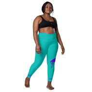 Charlotte NC Edition Crossover leggings with pockets