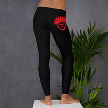 Load image into Gallery viewer, Legend Legacy Black &amp; Red Leggings
