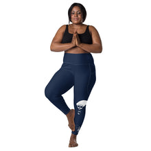 Load image into Gallery viewer, Navy Onsite Legend Legacy Leggings with pockets
