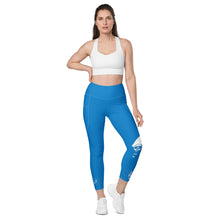 Load image into Gallery viewer, Light Blue Onsite Legend Legacy Leggings with pockets
