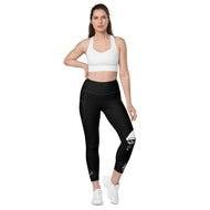 Onsite Black & White Legend Legacy Leggings with pockets